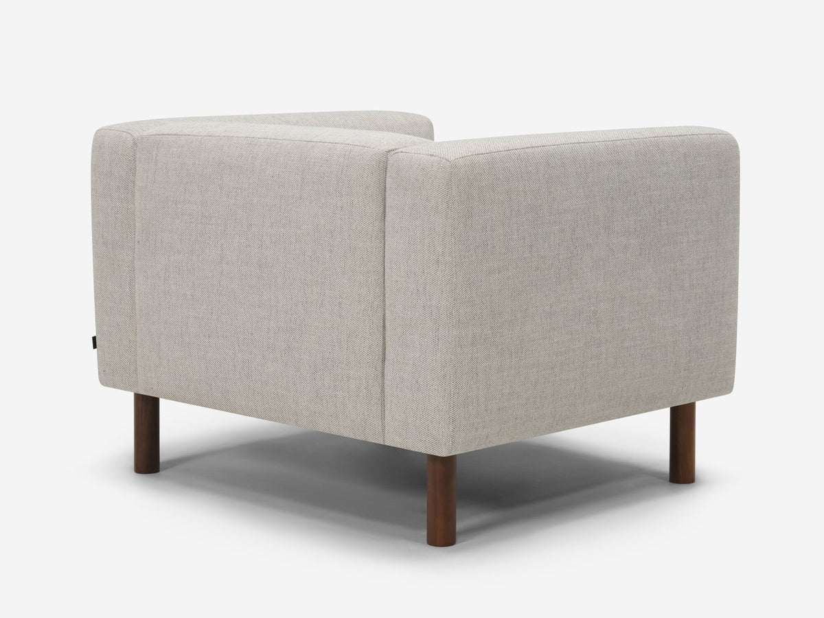 Arctic Pebble - Walnut Peg Legs
