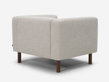 Arctic Pebble - Walnut Peg Legs