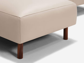 Paloma Hemp Leather - Walnut Peg Legs