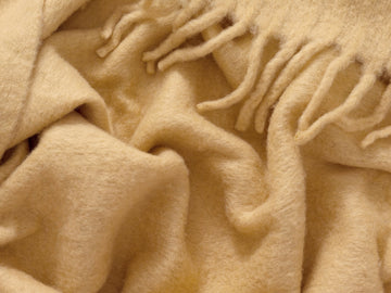 Wooly Throw – Camel – view 4