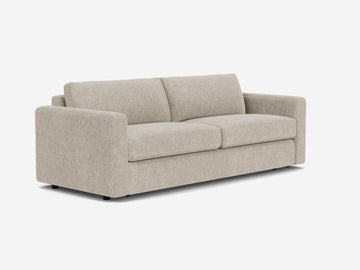 Polo Grey Fabric - Shallow - Narrow Track Arms