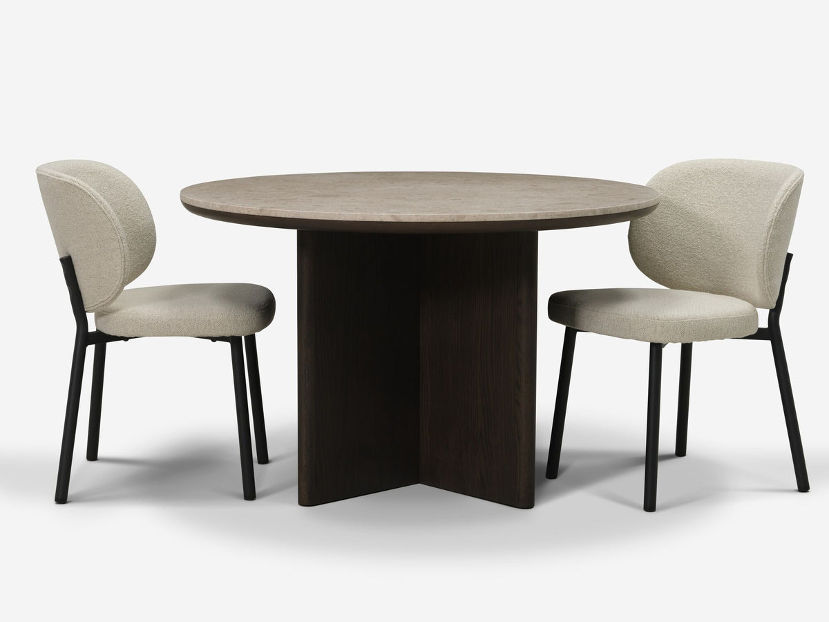 Alfi Dining Table – Brown Marble – view 5