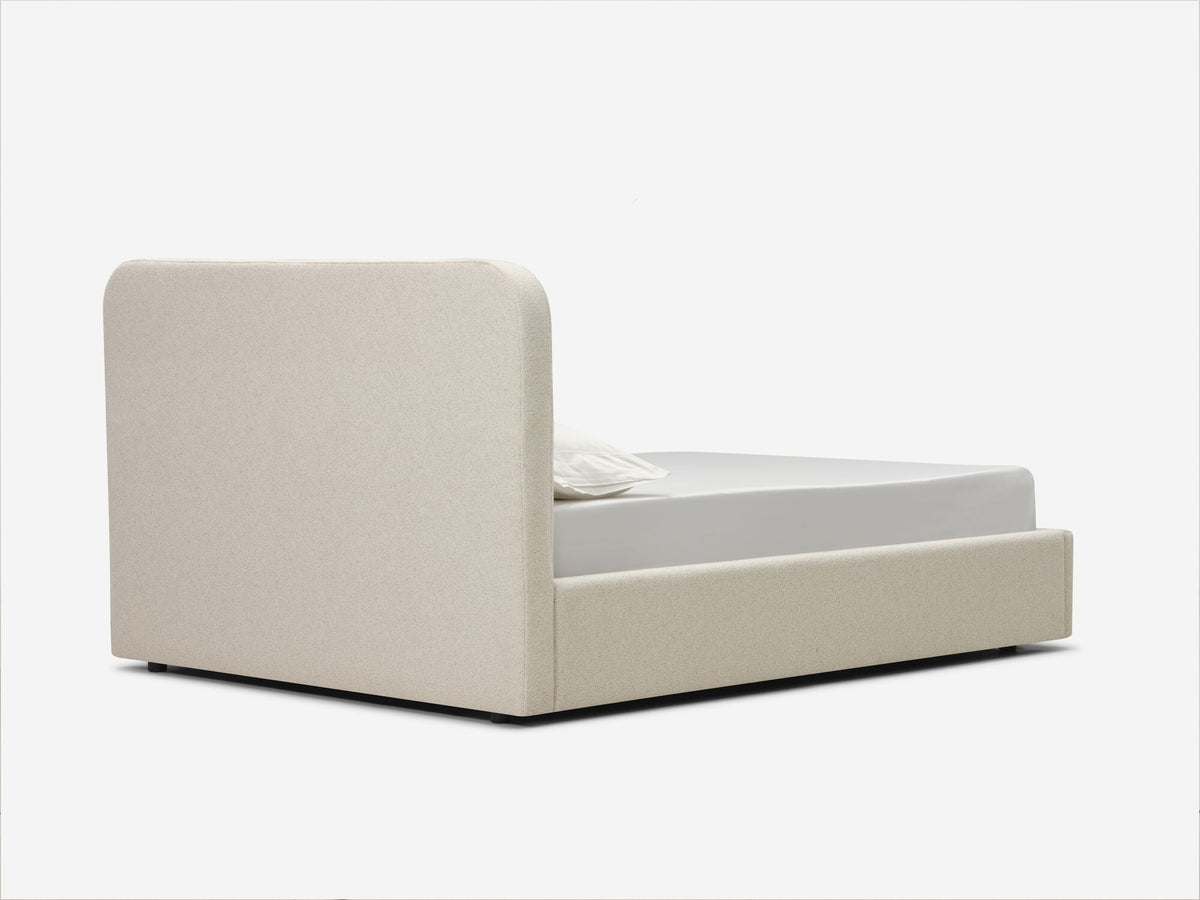 Veneto Sand - Queen - Low - Grid - Round Headboard