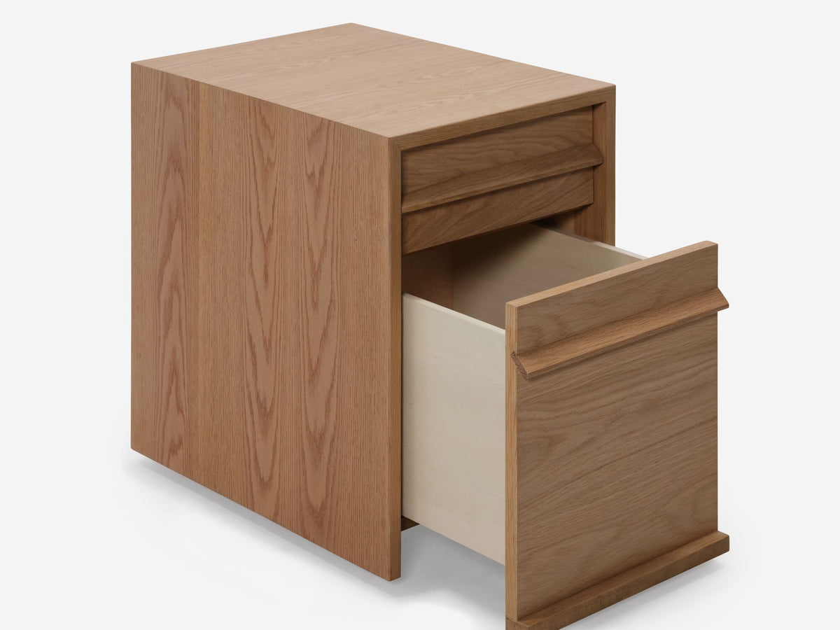 Marcel Pedestal – Oak – view 8