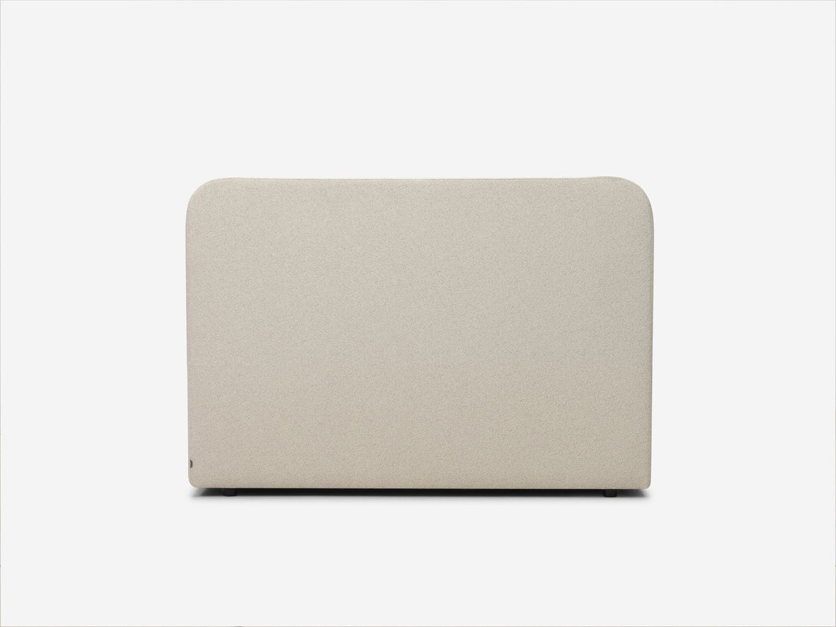 Veneto Sand - Queen - Low - Grid - Round Headboard