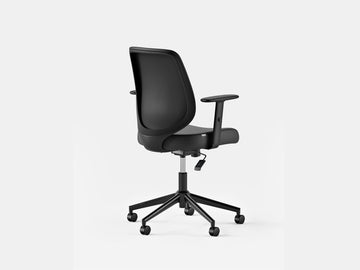 Daily Office Chair – Vegan leather / Black – view 2