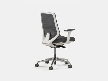 Ergonomic Office Chair – Graphite (White) – view 2