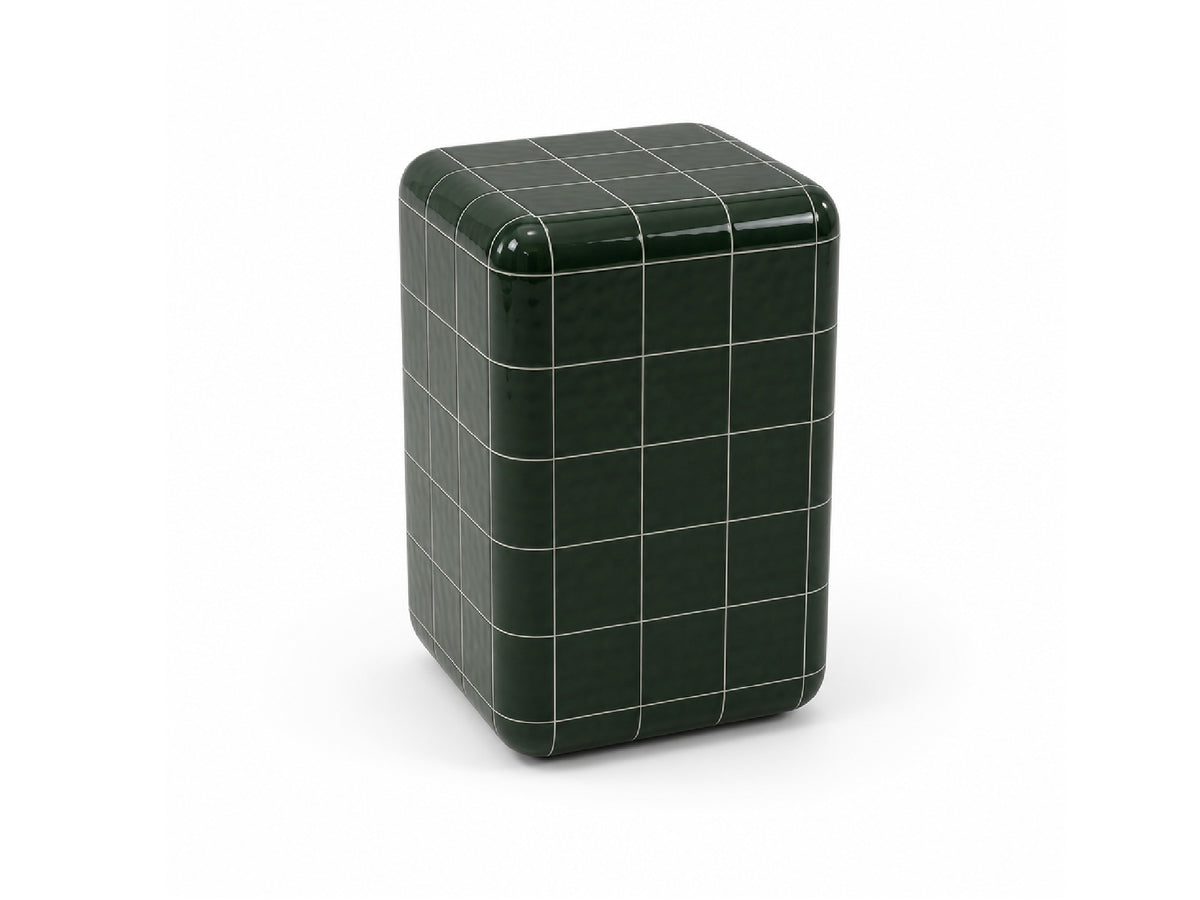 Tile End Table – Green – view 3