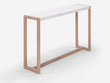 Liv Console Table – Oak/White – view 5