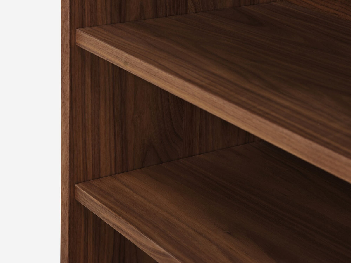 Plank Open Shelf – Walnut – view 6