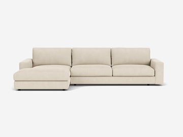Coda Beach - Left Hand Facing Chaise - Straight Arms - 1.5" Legs