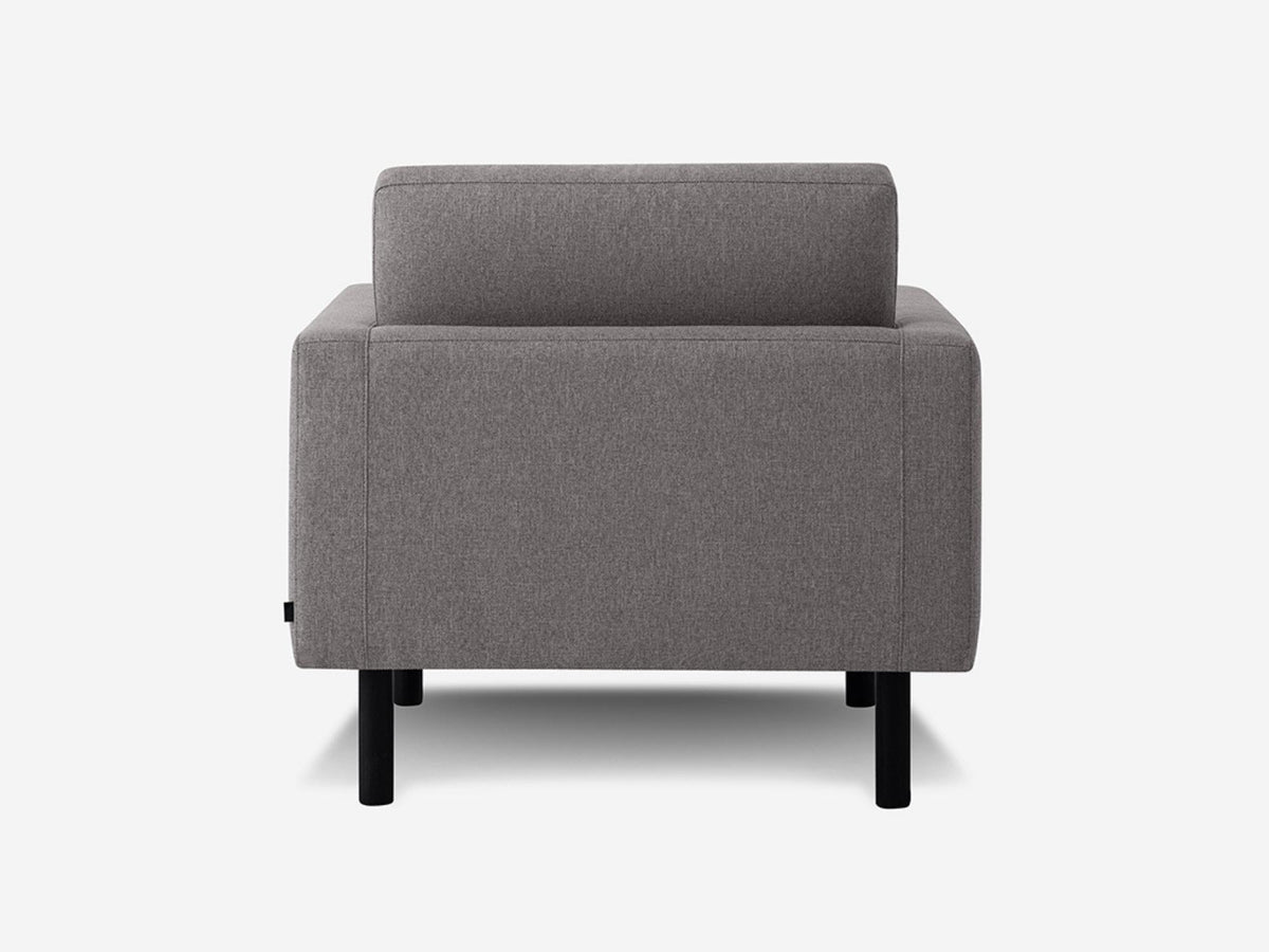 Panama Grey with Black Ash legs - Plain Back