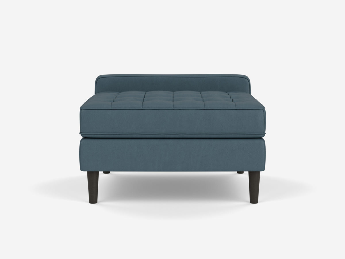 Donna Blue Well with Black Ash Legs - Low Arm Height