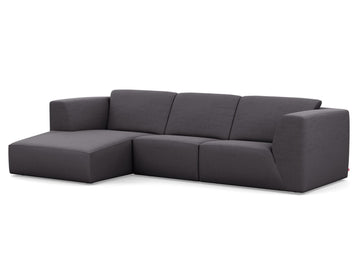 Grade 30 Jet Ash - Left Hand Facing Chaise