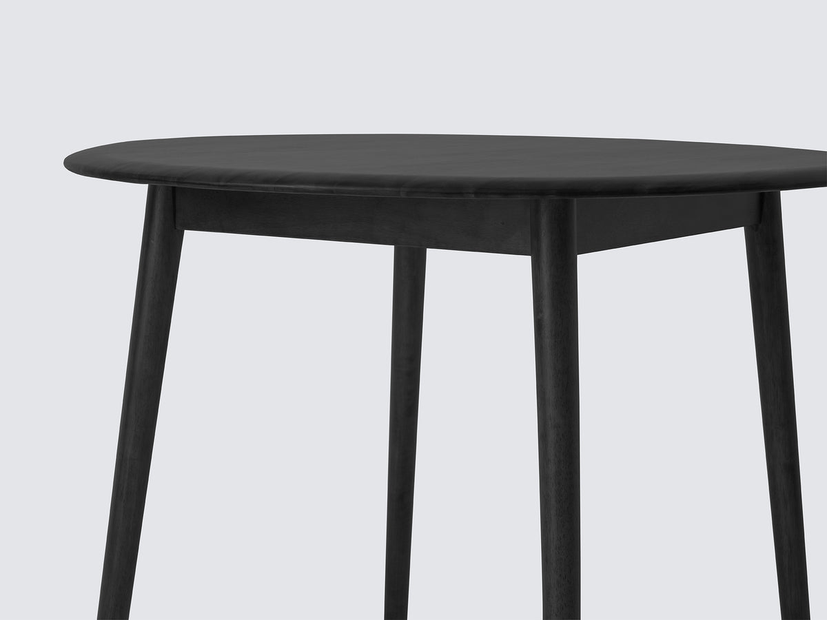 Kacia Round Dinette Table – Black – view 2