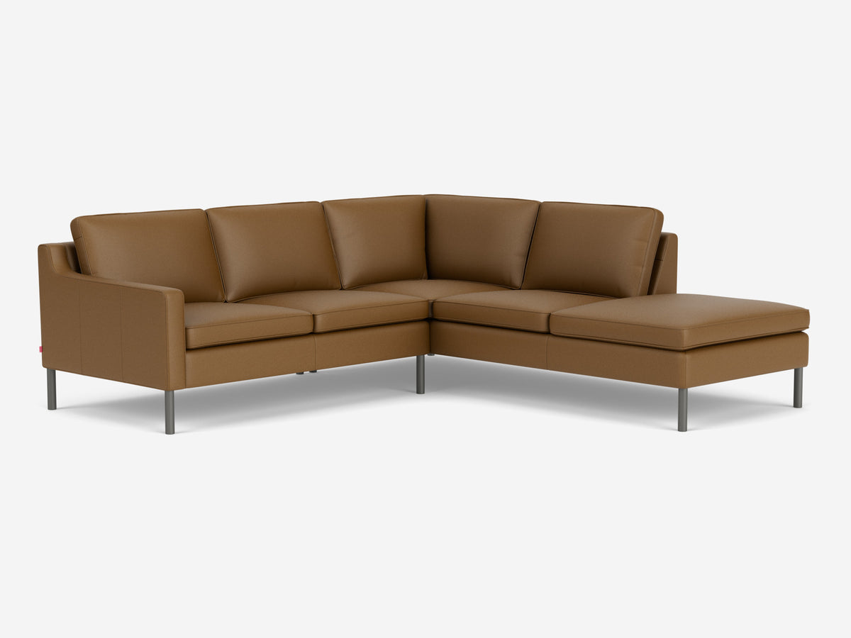 Rein Toast with Anthracite Legs - Right Hand Facing Corner Chaise