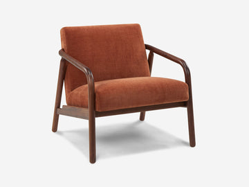 Addie Lounge Chair – Rust – view 2